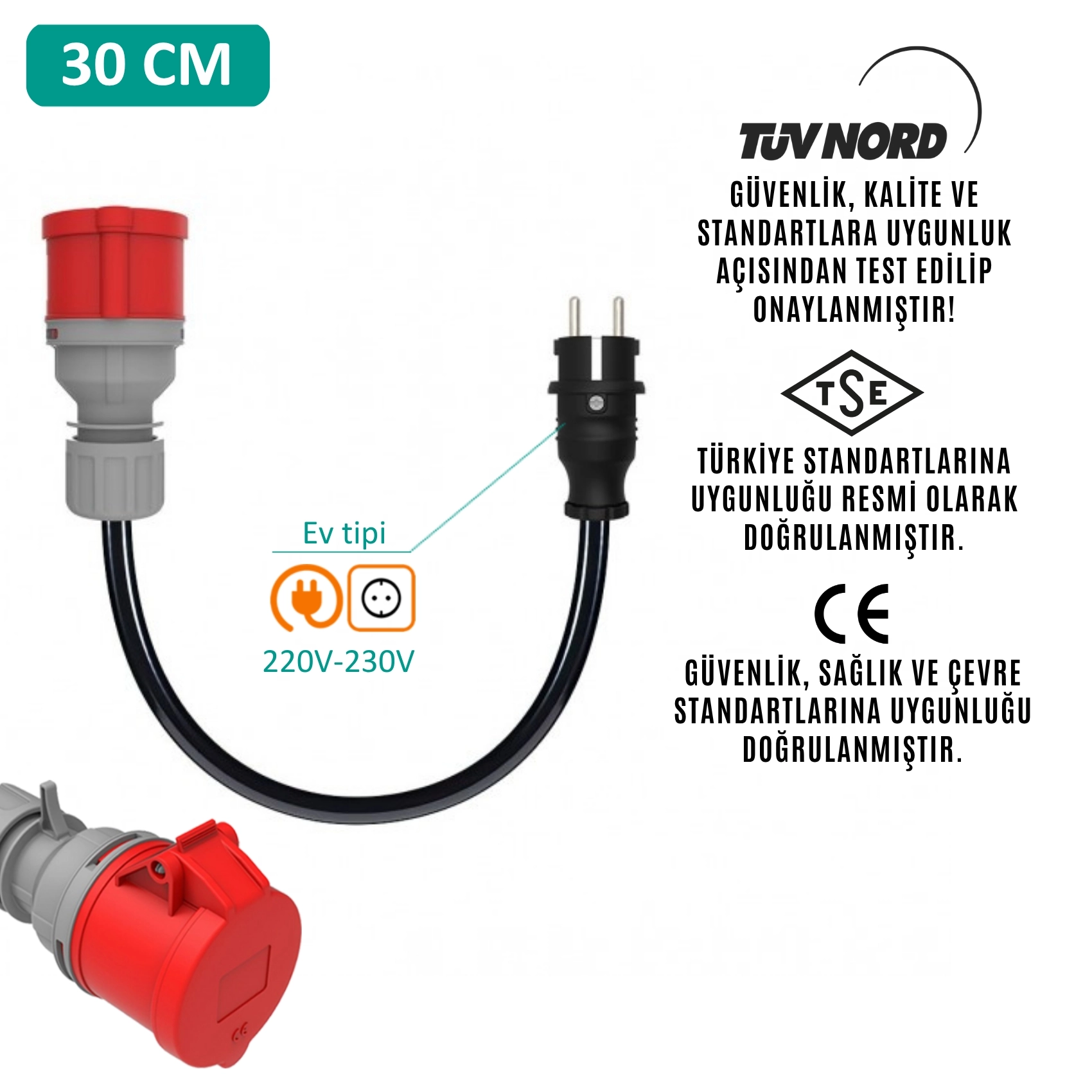 Hgsşarj, 5x16A 380V-450V CEE ile Çalışan Cihazınızı, 220V Ev Tipi Prize Bağlamayı Sağlar. 380V-450V CEE 5x16A Fiş Olan Tüm Cihazlarda Kullanılabilir. Cihazınıza Uygun Adaptörleri Dakikalar içinde Whatsapp Hattımızdan Öğrenin. Teknik Destek 0530 9715215