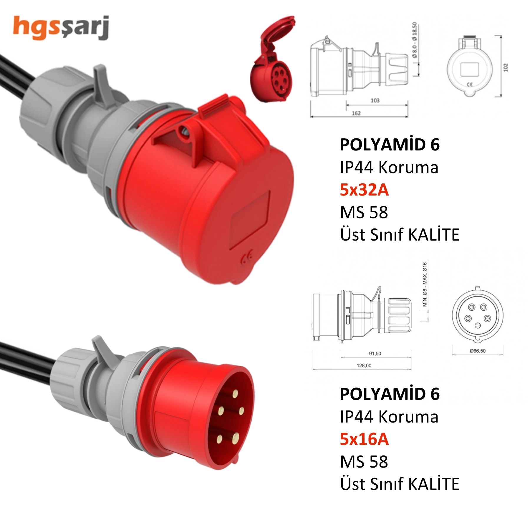 Hgsşarj, 5x32A Priz(Kapaklı), 5x16A Fiş Dönüştürücü Adaptör. Cihazınıza Uygun Adaptörleri Dakikalar içinde Whatsapp Hattımızdan Öğrenin. Teknik Destek 0530 9715215
