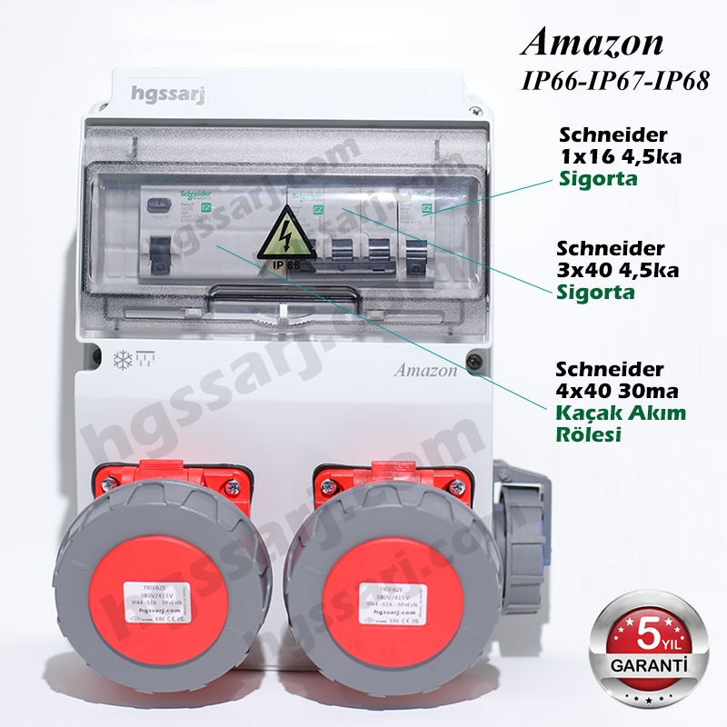 AMAZON%20IP66-IP67-IP68%20Trifaze%20Elektrikli%20Araç%20Kombinasyon%20Kutusu,%205x32A%20+%205x32A%20+%201x16A%20-%20Sigorta%20Markası%20Seçeneği%20-%205%20Yıl%20Garanti