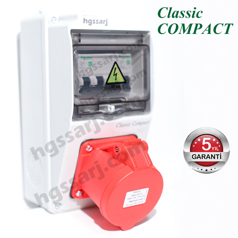 Classic%20COMPACT,%20Trifaze%20Elektrikli%20Araç%20Kombinasyon%20Kutusu%205x32A%20+%201x16A%20-%20Sigorta%20Markası%20Seçeneği%20-%205%20Yıl%20Garanti
