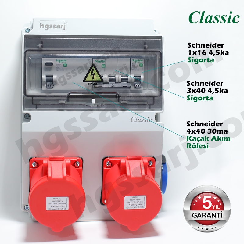 CLASSIC,%20Trifaze%20Elektrikli%20Araç%20Kombinasyon%20Kutusu,%205x32A%20+%205x32A%20+%201x16A%20-%20Sigorta%20Markası%20Seçeneği%20-%205%20Yıl%20Garanti