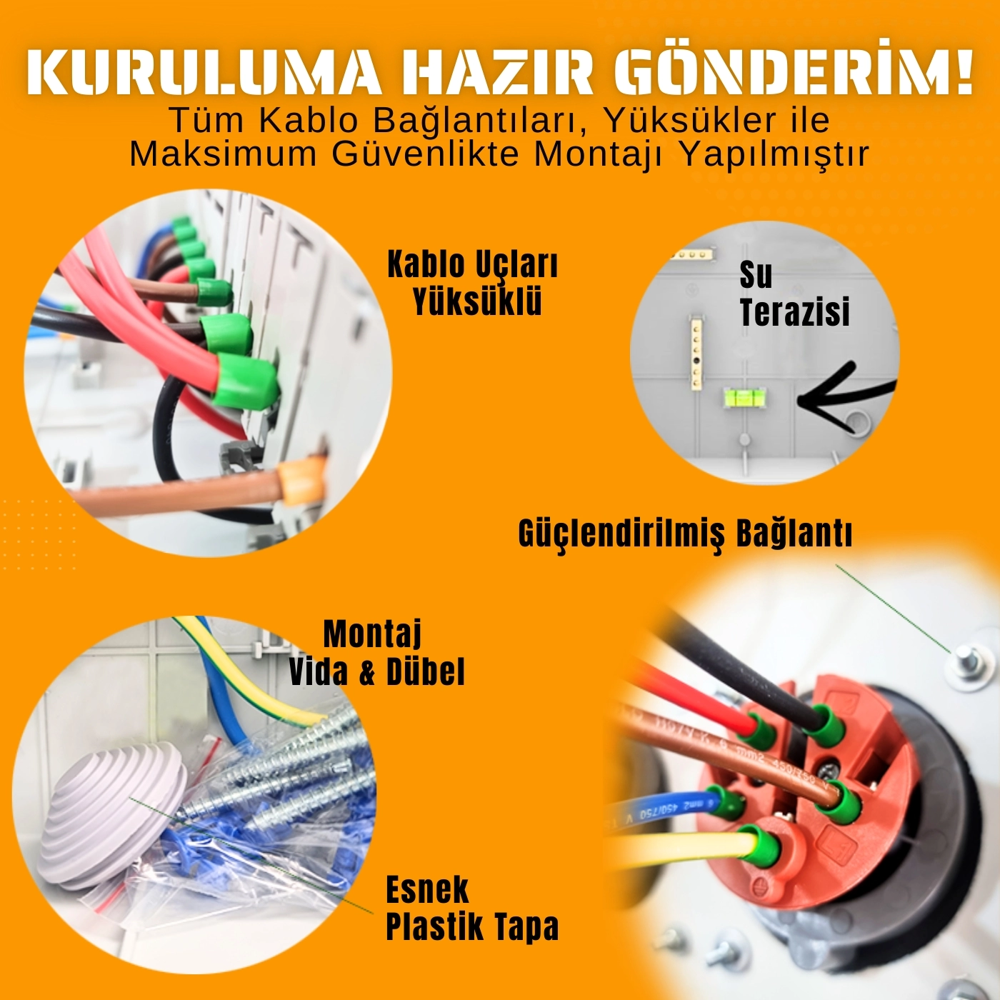 Hgsşarj ’’combix’’ Elektrikli Araç Şarj Kutusu Şarj Cihazı Kombinasyon Kutusu 22KW 11KW Trifaze Kaçak Akım Röle 5X32A + 5X16A ’’schneider’’
