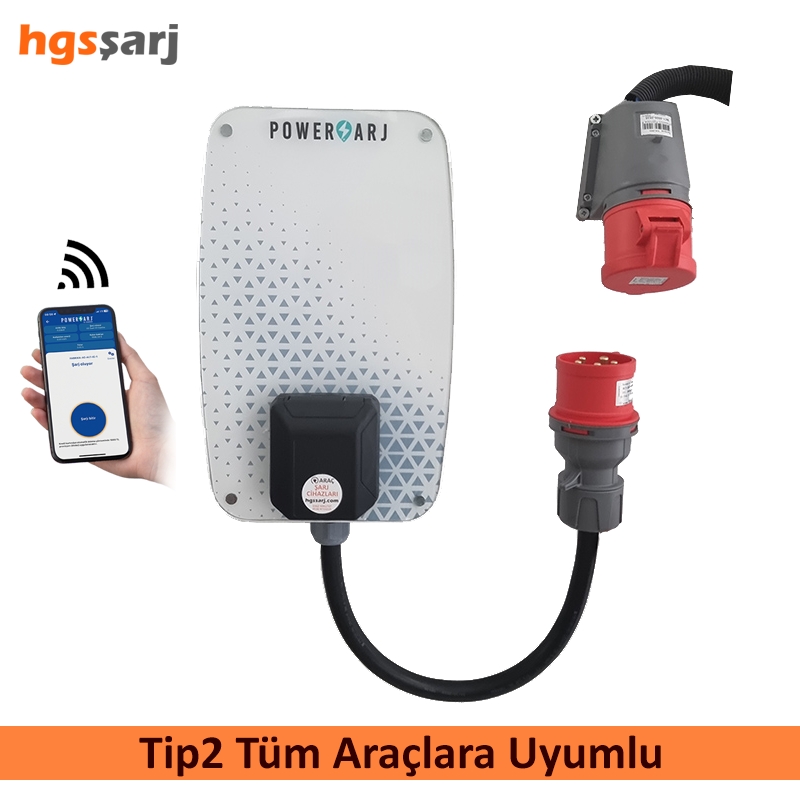 Powerşarj 22kW, 16kW, 11kW, 7,4kW, 5kW, 3,4kW Elektrikli Araç Mobil Şarj Cihazı. Mobil App üzeri ayarlanabilir güç seçenekleri ile size özel güvenli ve akıllı şarj çözümleri sunar. Konutlar ve iş yerleri için uygundur.