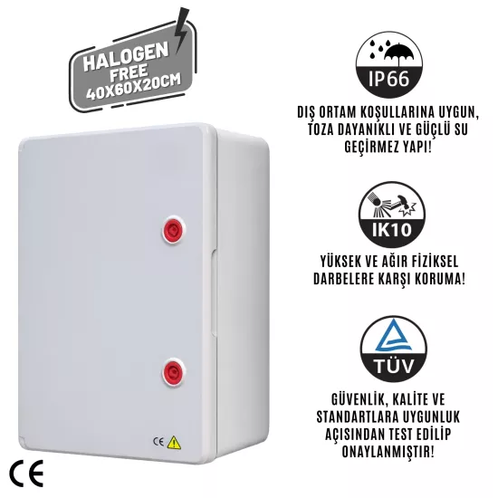 Hgsşarj ’’RedPan’’ 22KW Elektrikli Araç Kombinasyon Panosu Viko Sigorta Grubu