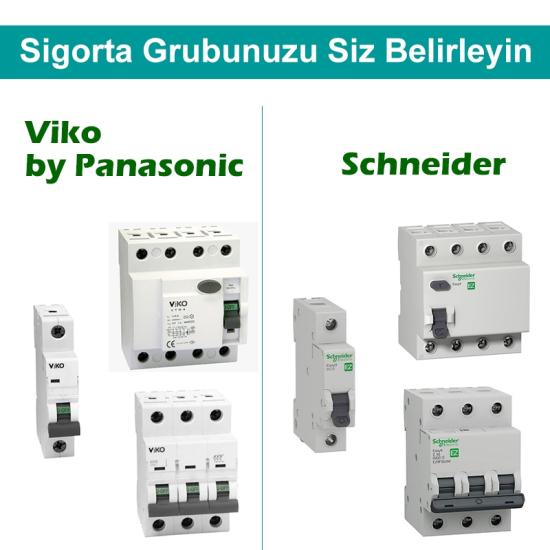 Amazon DELUXE IP66-IP67-IP68 Elektrikli Araç Kombinasyon Kutusu, 5x32A + 3x32A + 1x16A - Schneider Marka Sigorta Grubu - 5 Yıl Garanti