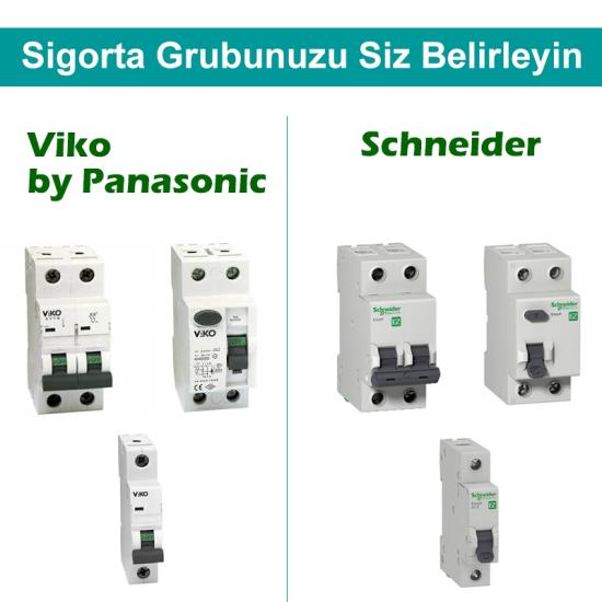 Amazon BLUE, IP66-IP67-IP68, Monofaze Elektrikli Araç Kombinasyon Kutusu, Tesla Blue Adaptöre Uyumlu, 3x32A + 1x16A - Schneider Marka Sigorta Grubu - 5 Yıl Garanti